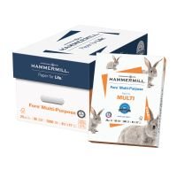 Hammermill Fore Multi-Use Printer & Copy Paper, 10 Reams, White, Letter (8.5" x 11"), 20 Lb, 5000 Sheets Per Case, 20 Lb, 96 Brightness