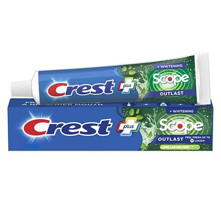 Crest Whitening Outlast Toothpaste Long Lasting Mint  - 5.4 oz
