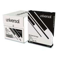 Universal High-Bright Multipurpose Paper, 20 lb Bond Weight, 8.5 x 11, Bright White, 500 Sheets/Ream, 5 Reams/Carton