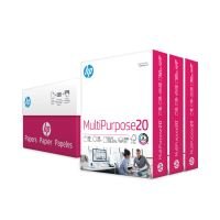 HP Papers MultiPurpose20 Paper, 96 Bright, 20 lb Bond Weight, 8.5 x 11, White, 500 Sheets/Ream, 3 Reams/Carton