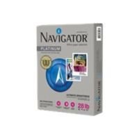 Navigator Platinum Office Multi-Use Paper, Letter Size (8 1/2" x 11"), 28 Lb, Smooth, Bright White, Carton Of 2,500 Sheets