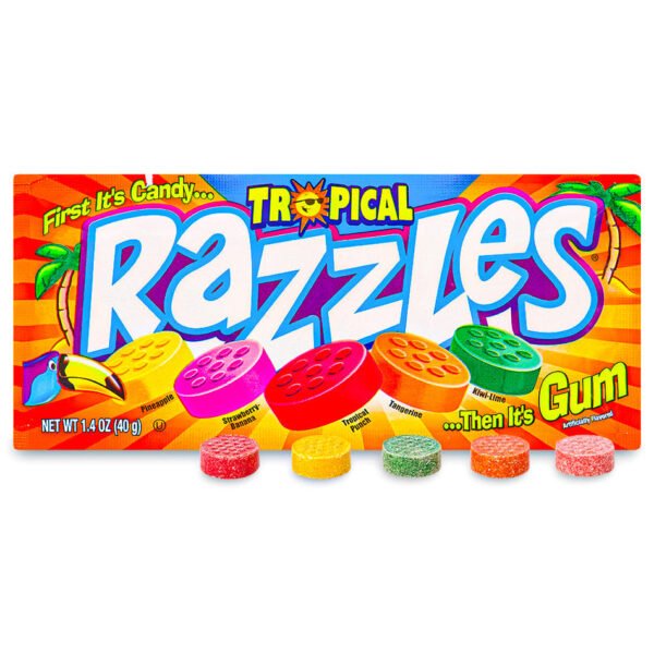 Razzles Tropical Candy - 1.4 oz.