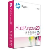 HP Papers MultiPurpose20 Paper, 96 Bright, 20-lb Bond Weight, 8.5 x 11, White, 500 Sheets/Ream, 5 Reams/Carton
