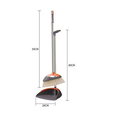 Broom With Dustpan With Handle