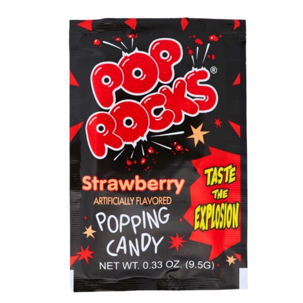 Pop Rocks Strawberry Popping Candy