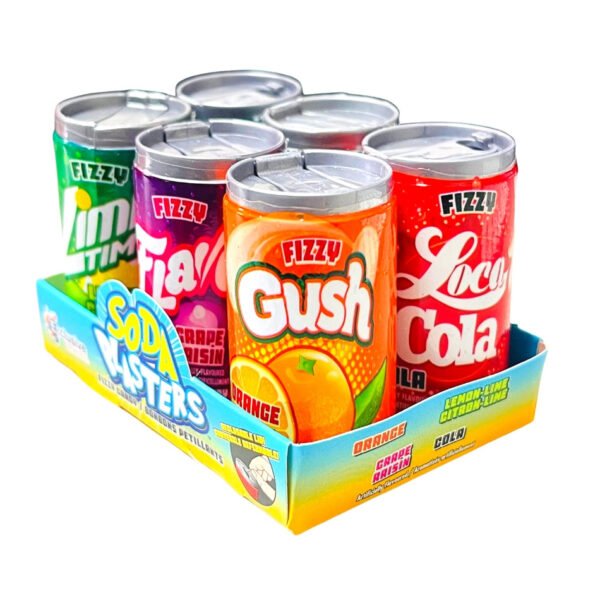Soda Can Fizzy Candy (6 pack)